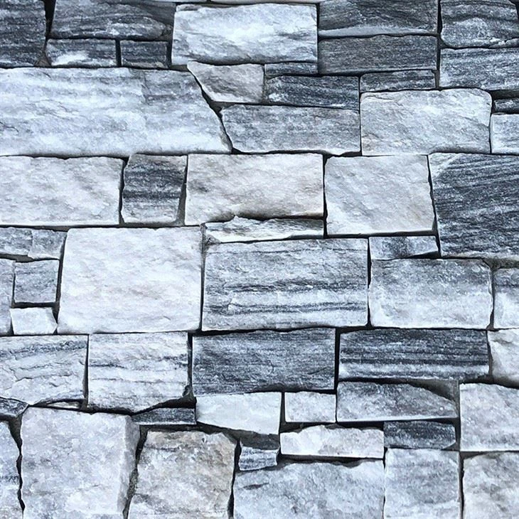 ابر آلود سرمئی قدرتی پتھر کی چادر والا پینل