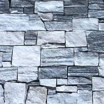 ابر آلود سرمئی قدرتی پتھر کی چادر والا پینل