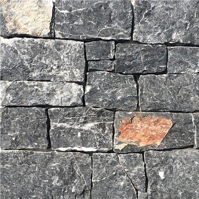 چونا پتھر کا سیاہ بے ترتیب اشلر پتھر